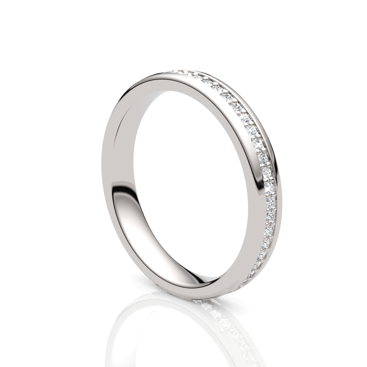 AGIDesignShop Briana Lab Created Diamond Wedding Band