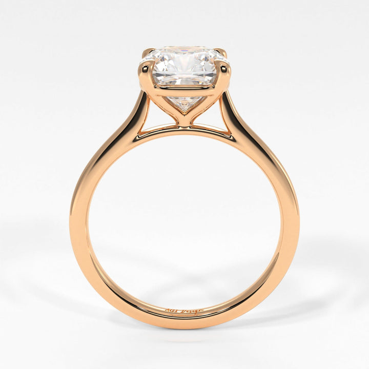AGI Design Chloe Cushion Cut Lab Created Diamond Engagement Ring