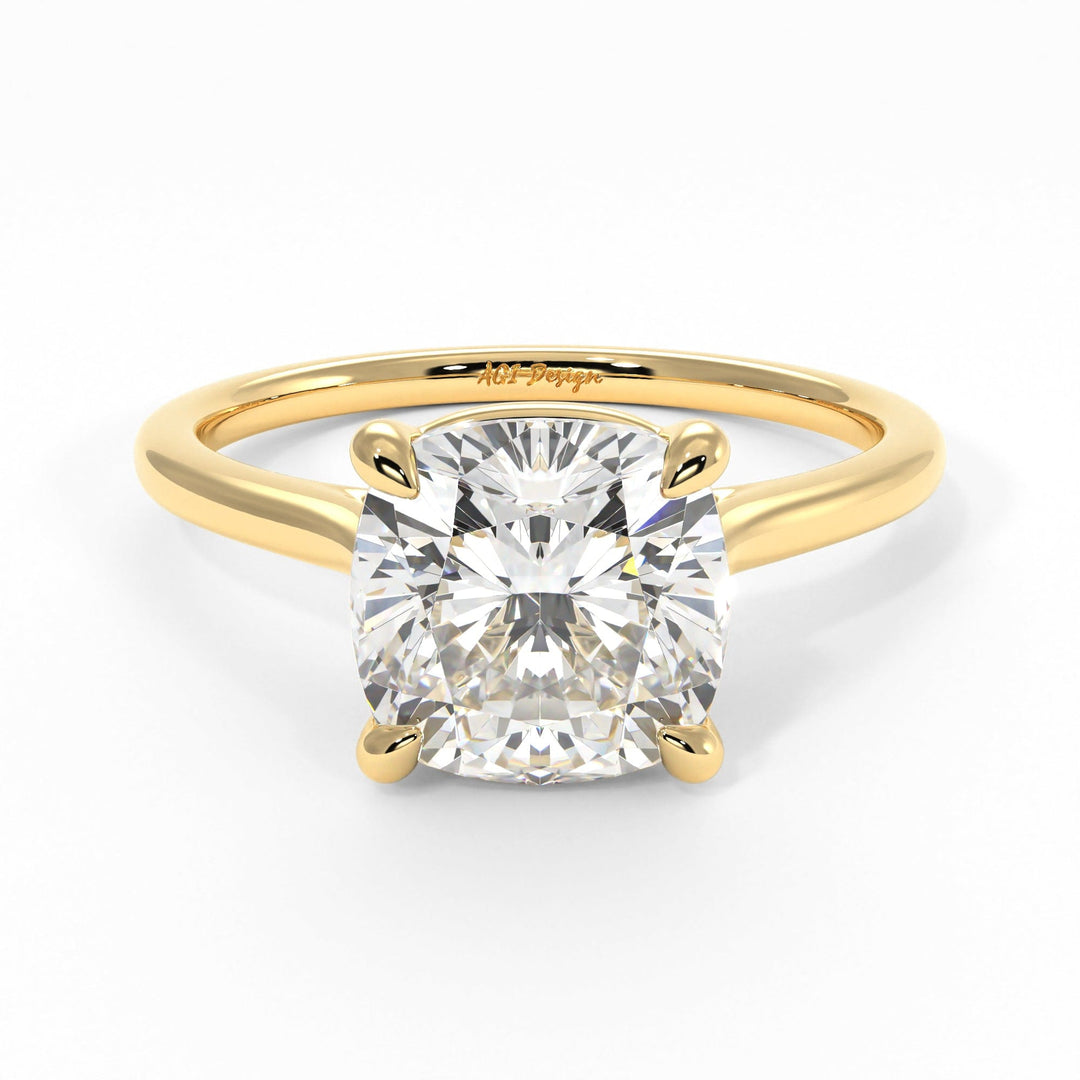 AGI Design Chloe Cushion Cut Lab Created Diamond Engagement Ring