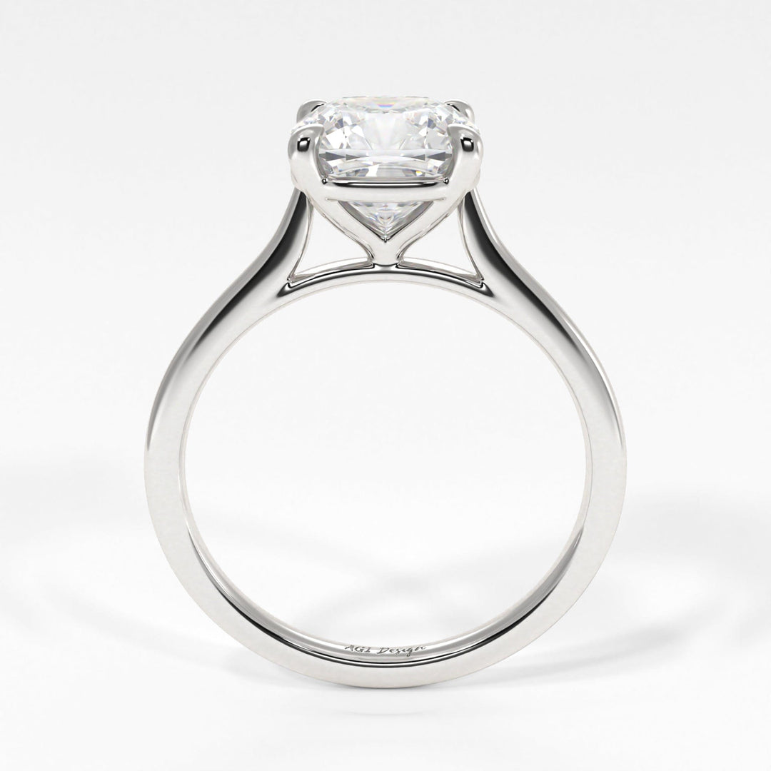 AGI Design Chloe Cushion Cut Lab Created Diamond Engagement Ring