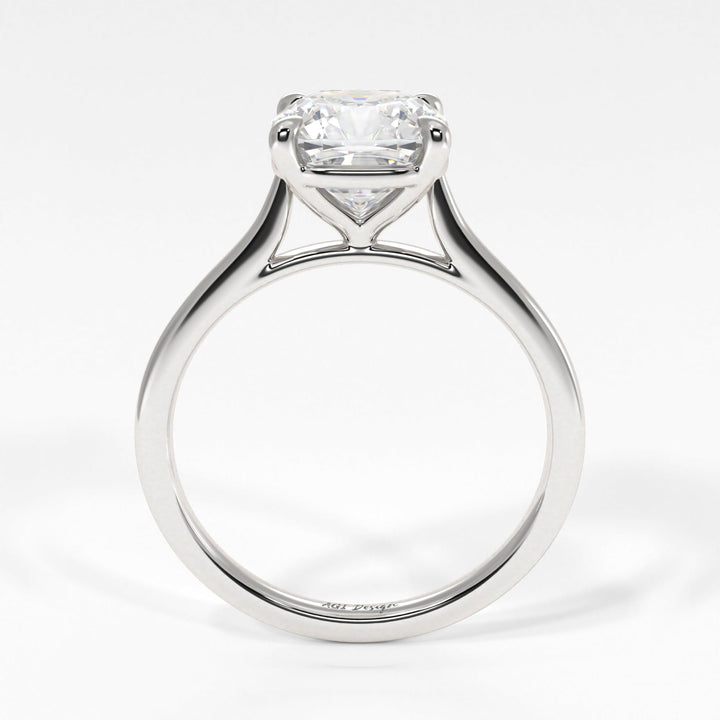 AGI Design Chloe Cushion Cut Lab Created Diamond Engagement Ring