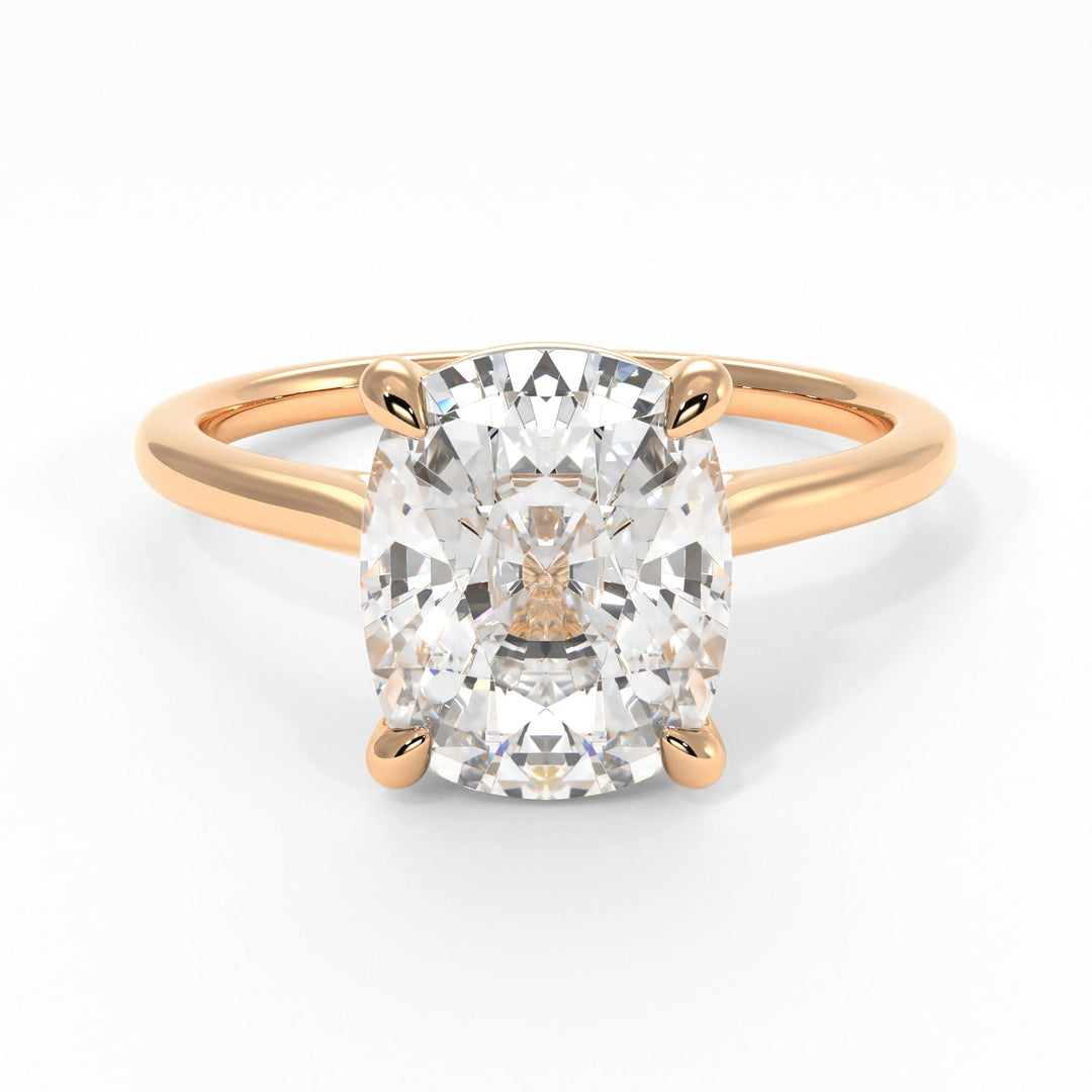 AGI Design Chloe Elongated Cushion Cut Lab Created Diamond Engagement Ring