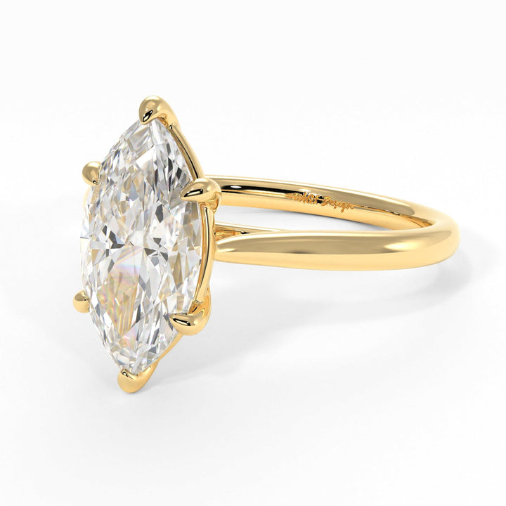 AGI Design Chloe Marquise Lab Created Diamond Engagement Ring
