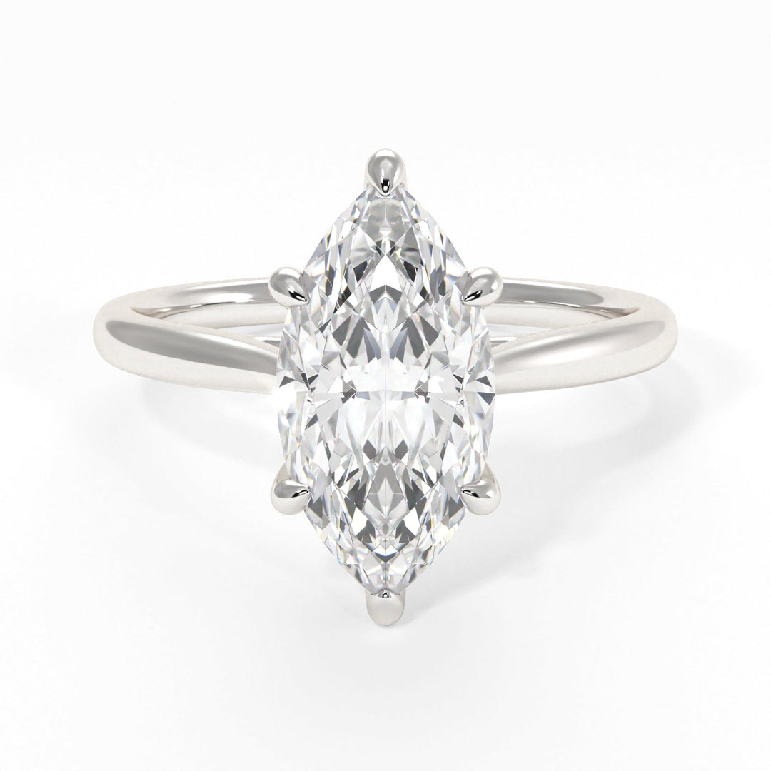 AGI Design Chloe Marquise Lab Created Diamond Engagement Ring