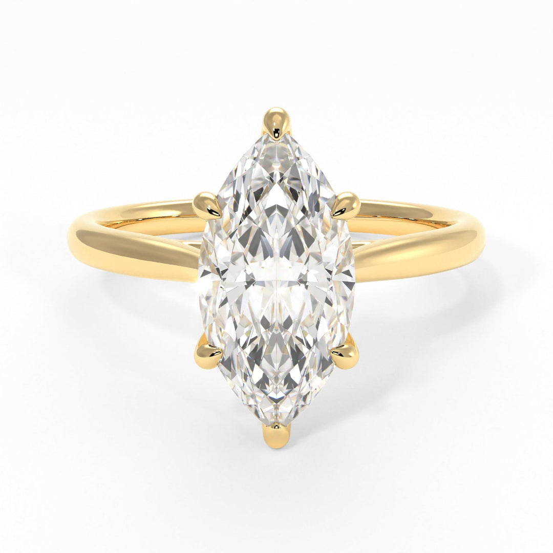 AGI Design Chloe Marquise Lab Created Diamond Engagement Ring
