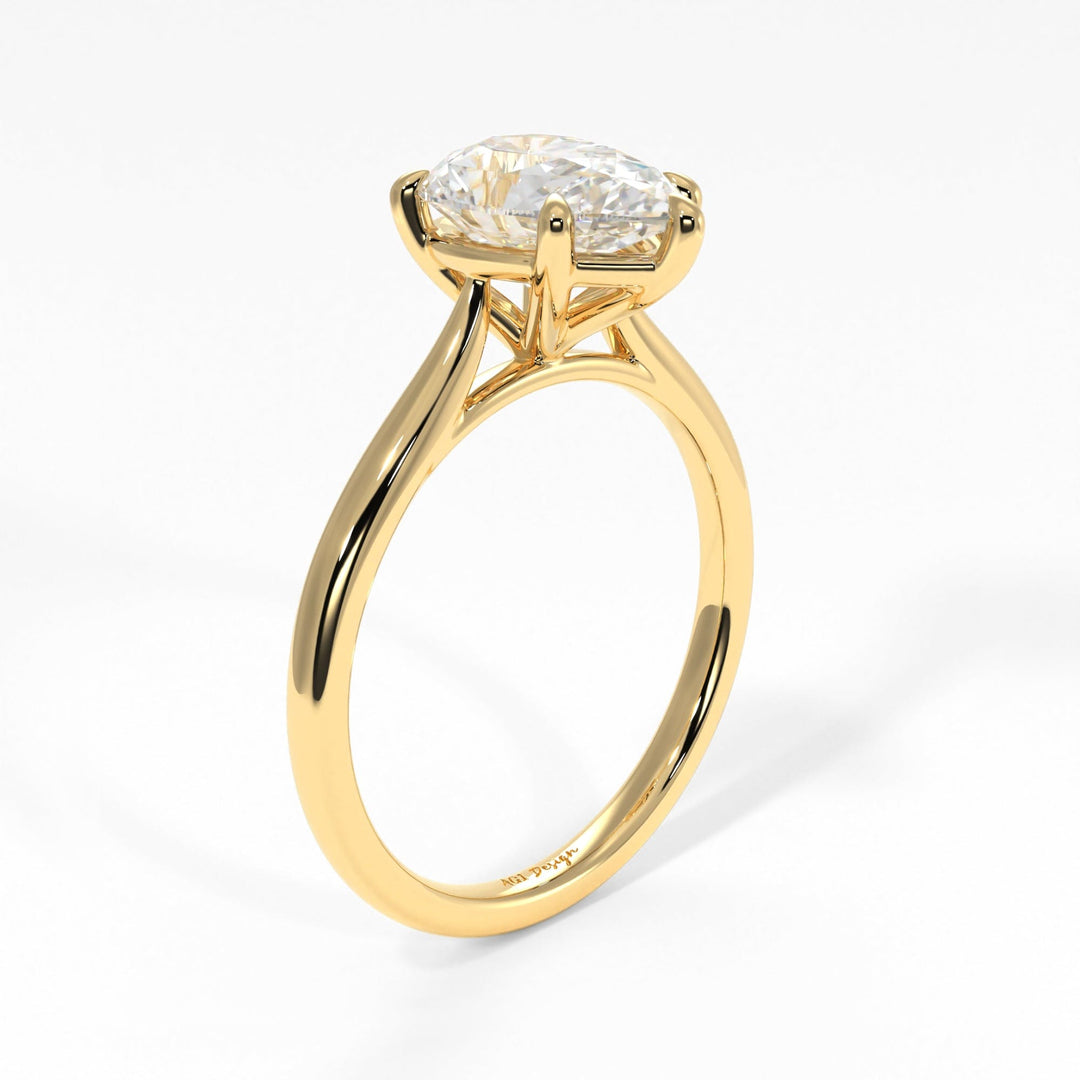 AGI Design Chloe Pear Shape Lab Created Diamond Engagement Ring