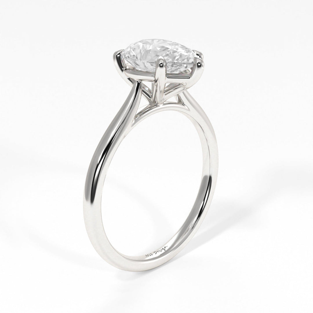 AGI Design Chloe Pear Shape Lab Created Diamond Engagement Ring