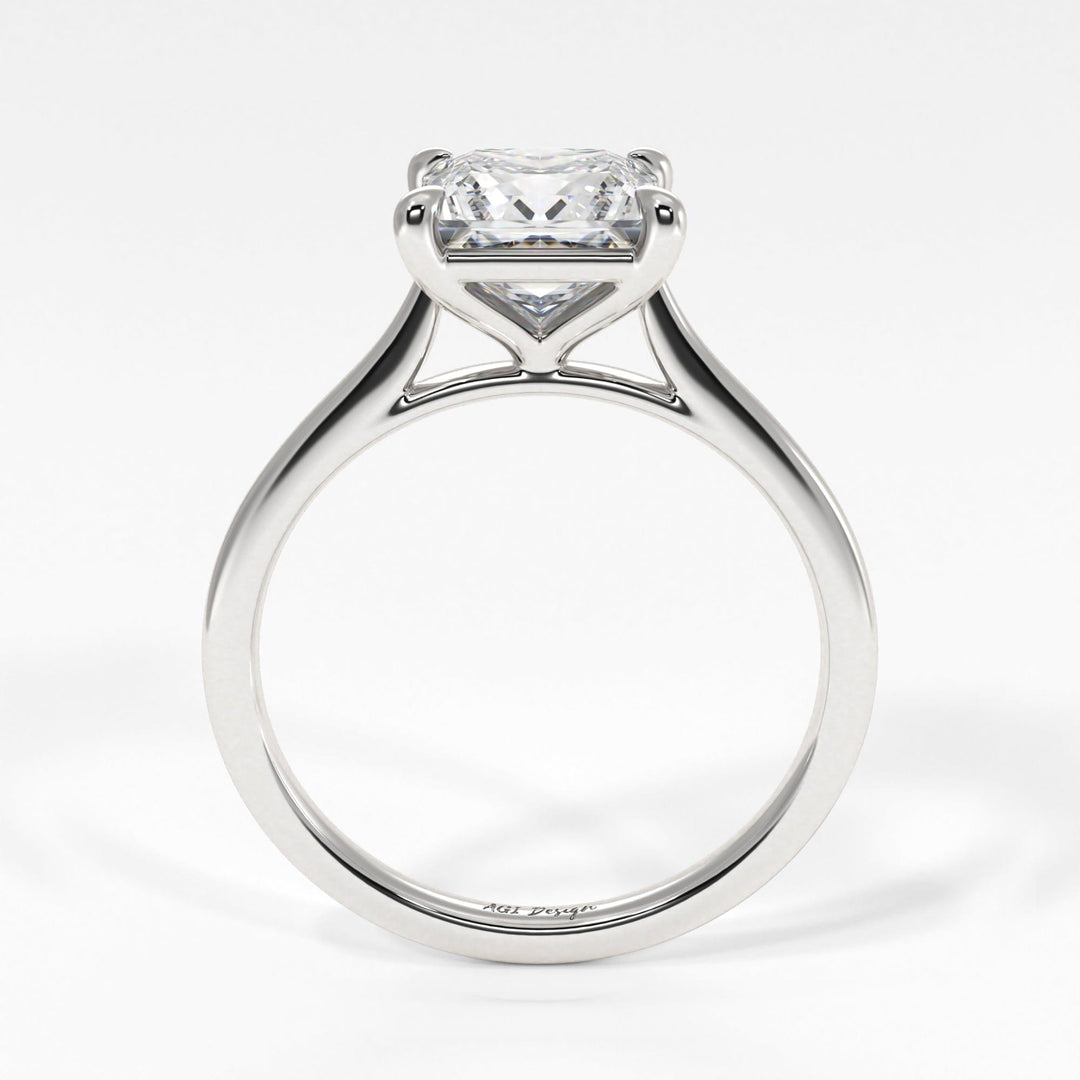 AGI Design Chloe Princess Cut Lab Created Diamond Engagement Ring