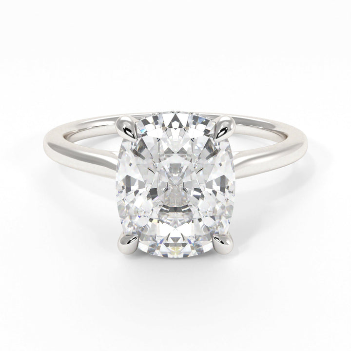 AGI Design Claire Elongated Cushion Cut Lab Created Diamond Engagement Ring