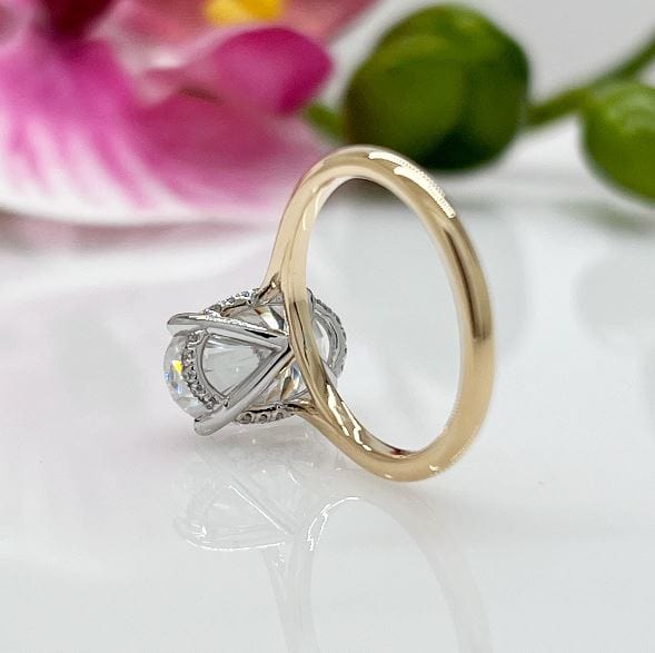 AGI Design Claire Oval Lab Created Diamond Engagement Ring