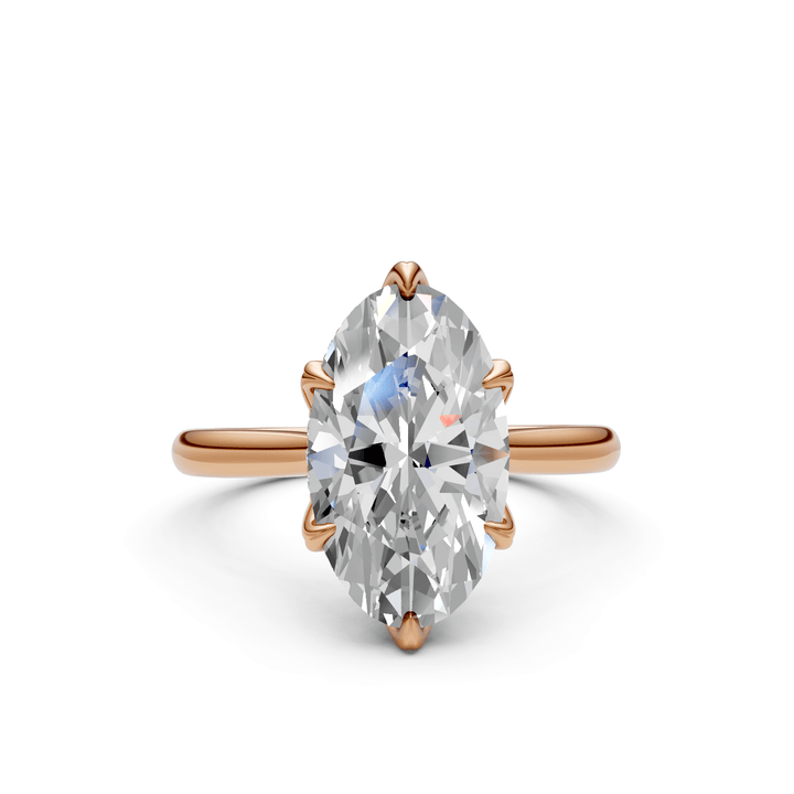AGI Design Dahlia Oval Lab Created Diamond Engagement Ring