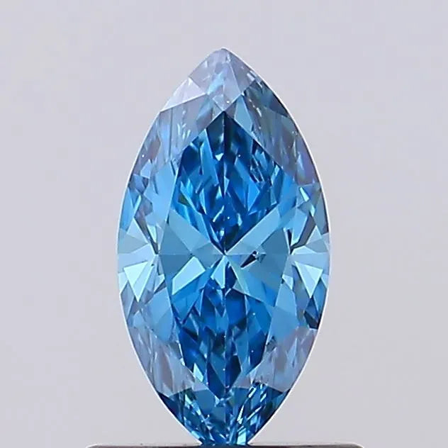 AGI Design  diamond 0.65ct Marquise Lab Grown Diamond (Colour Fancy Vivid Blue, Clarity VS1, IGI Certified) 0.65ct Marquise Lab Grown Diamond (Colour Fancy Vivid Blue, Clarity VS1, IGI Certified)