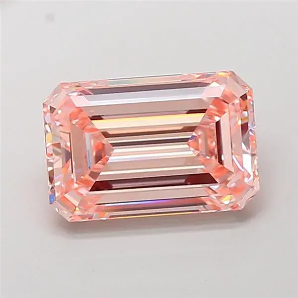 AGI Design  diamond 4.04ct Emerald Lab Grown Diamond (Colour Fancy Intense Pink, Clarity VVS2, IGI Certified) 4.04ct Emerald Lab Grown Diamond (Colour Fancy Intense Pink, Clarity VVS2, IGI Certified)