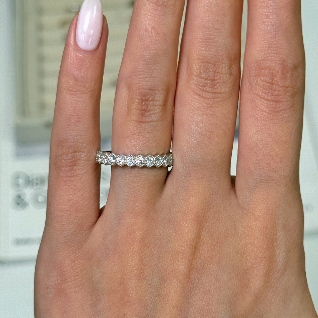 AGIDesignShop Dorina Lab-Created Diamonds Wedding Band
