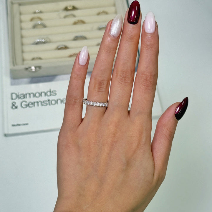 AGIDesignShop Dorina Lab-Created Diamonds Wedding Band