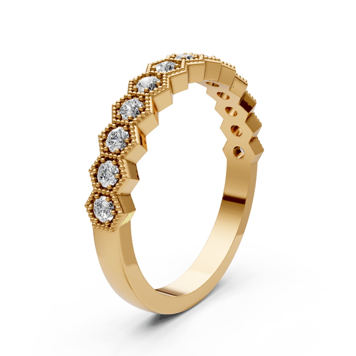 AGIDesignShop Dorina Lab-Created Diamonds Wedding Band