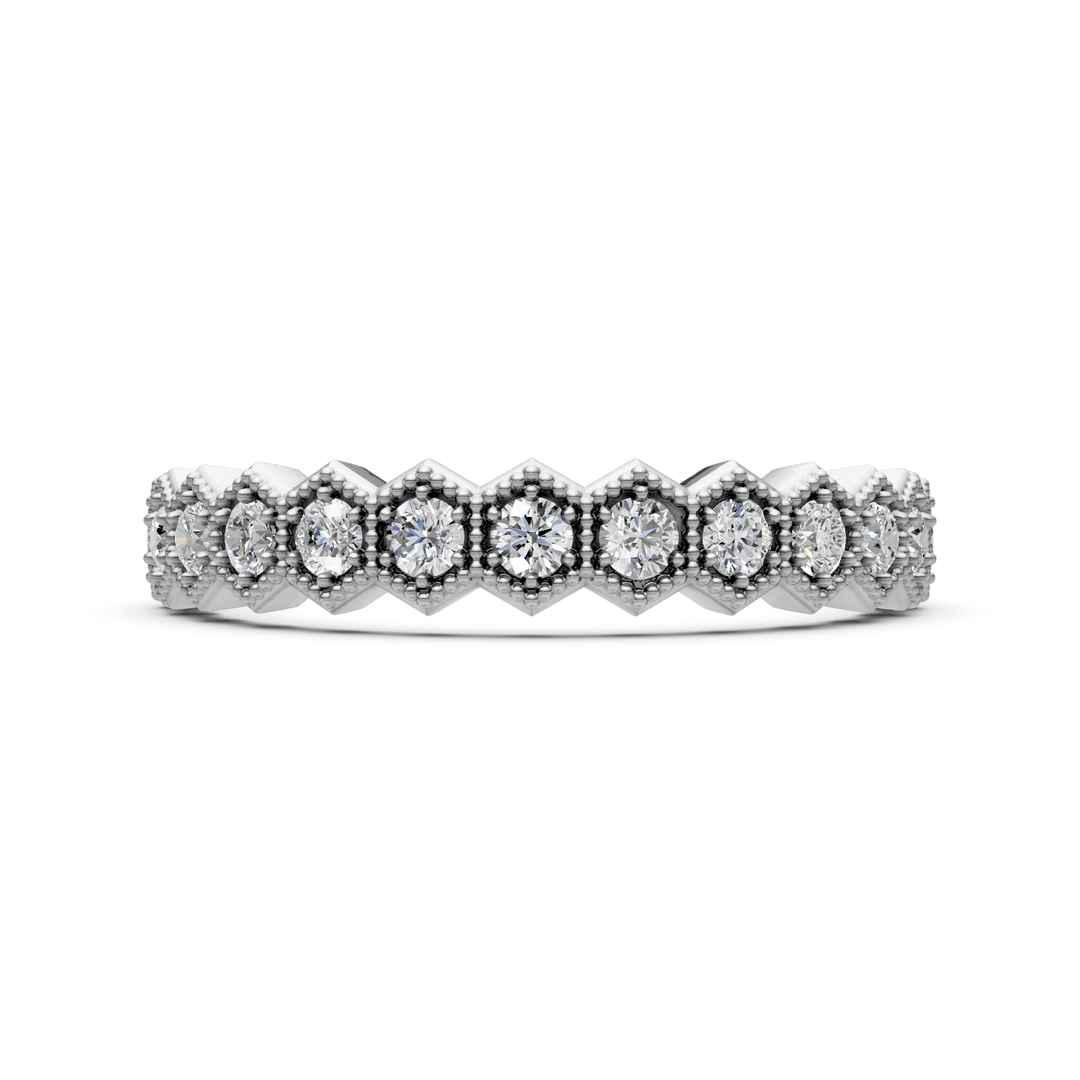 AGIDesignShop Dorina Lab-Created Diamonds Wedding Band