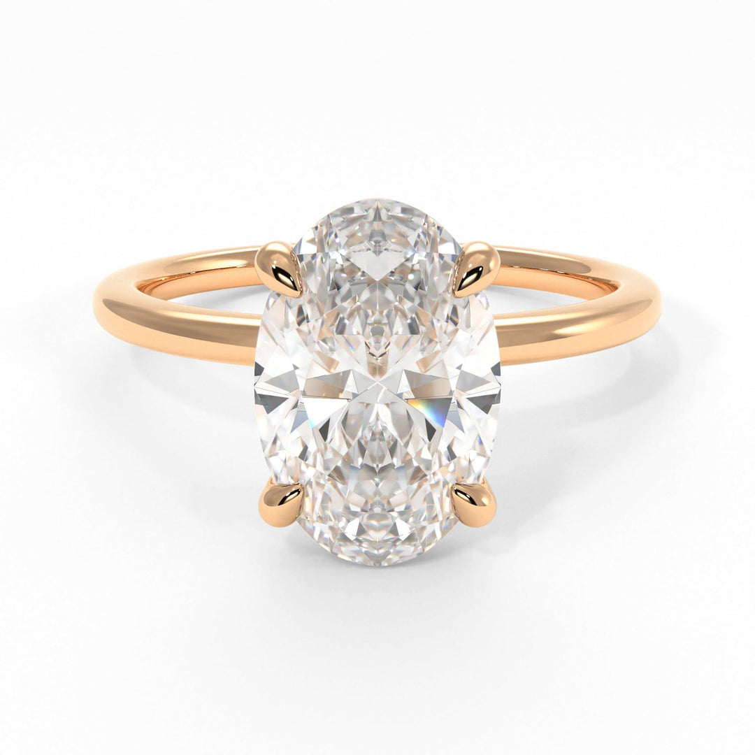 AGI Design Eden Oval Lab Created Diamond Engagement Ring