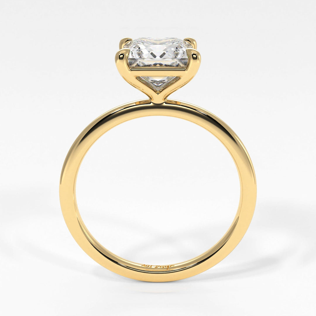 AGI Design Eden Princess Cut Lab Created Diamond Engagement Ring