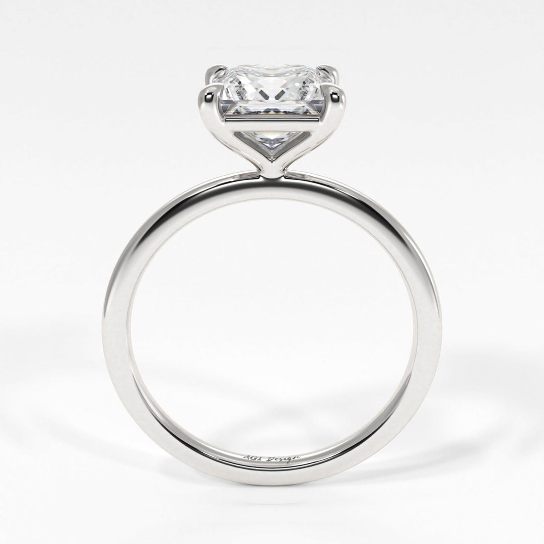 AGI Design Eden Princess Cut Lab Created Diamond Engagement Ring