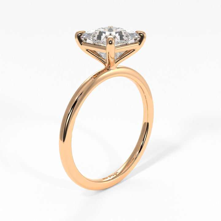 AGI Design Eden Princess Cut Lab Created Diamond Engagement Ring