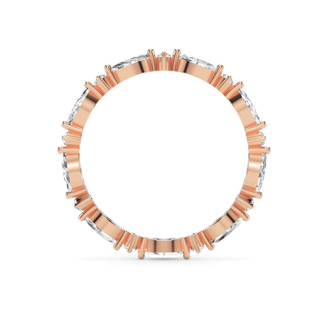 AGIDesignShop Elly Lab-Created Diamonds Wedding Band