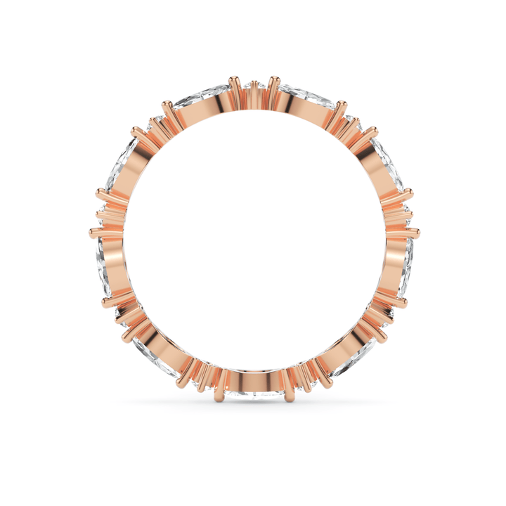 AGIDesignShop Elly Lab-Created Diamonds Wedding Band