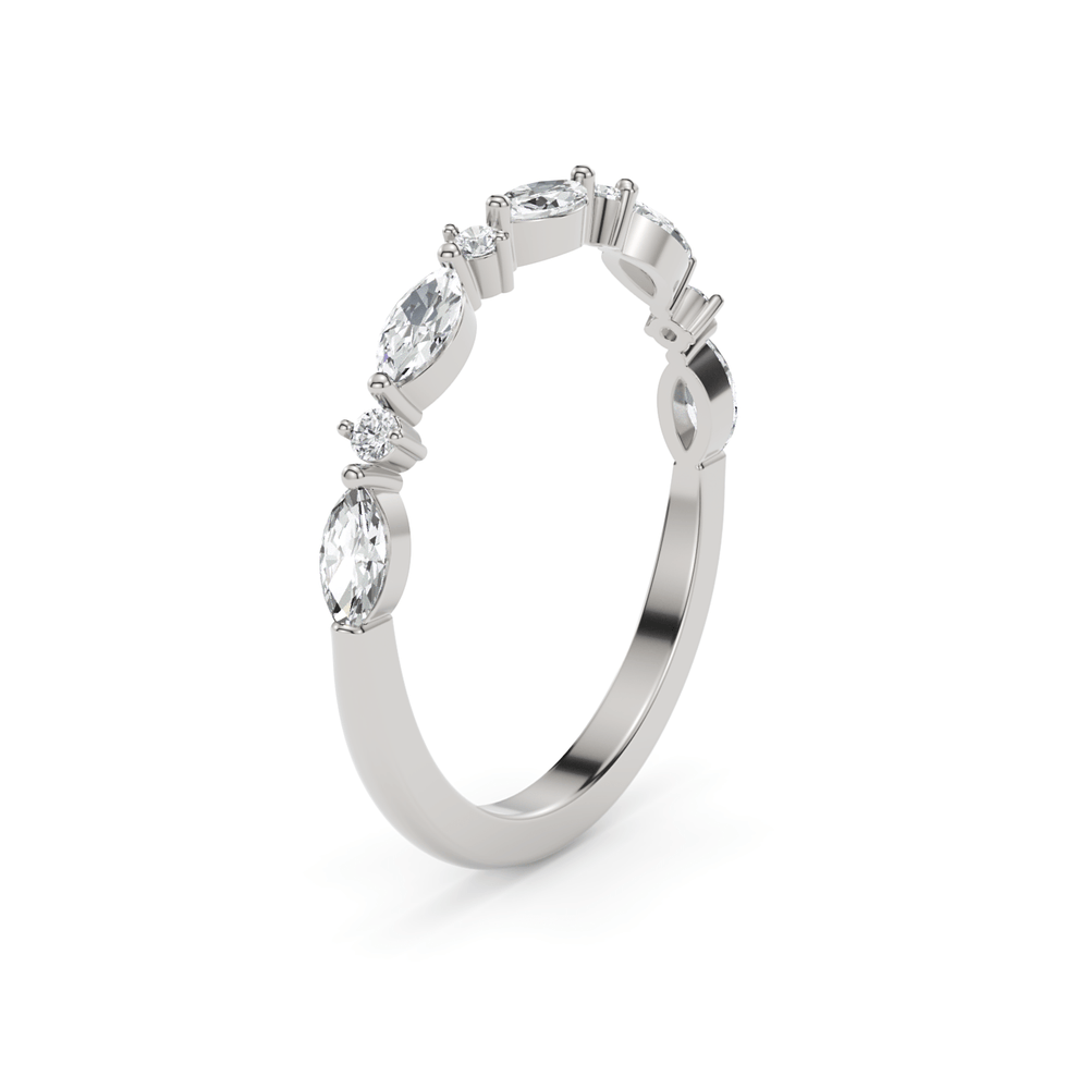 AGIDesignShop Elly Lab-Created Diamonds Wedding Band