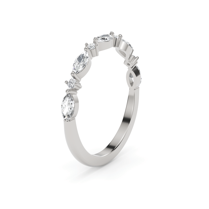 AGIDesignShop Elly Lab-Created Diamonds Wedding Band