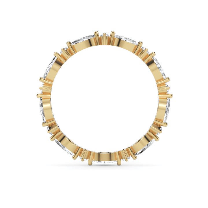 AGIDesignShop Elly Lab-Created Diamonds Wedding Band