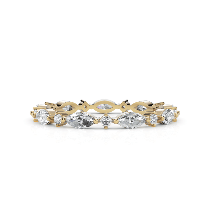 AGIDesignShop Elly Lab-Created Diamonds Wedding Band