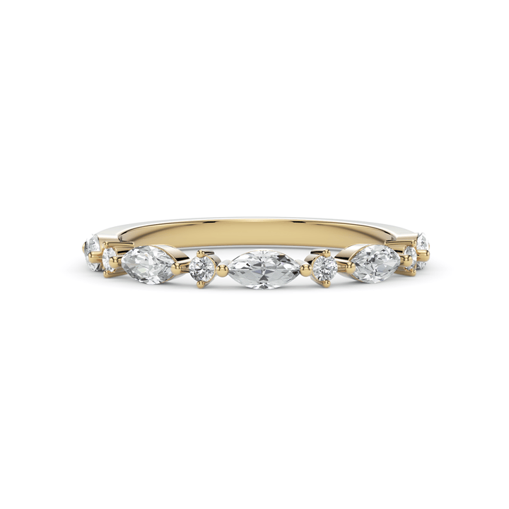 AGIDesignShop Elly Lab-Created Diamonds Wedding Band