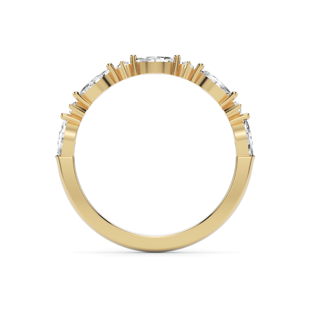 AGIDesignShop Elly Lab-Created Diamonds Wedding Band