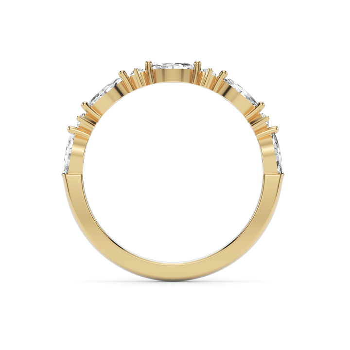 AGIDesignShop Elly Lab-Created Diamonds Wedding Band