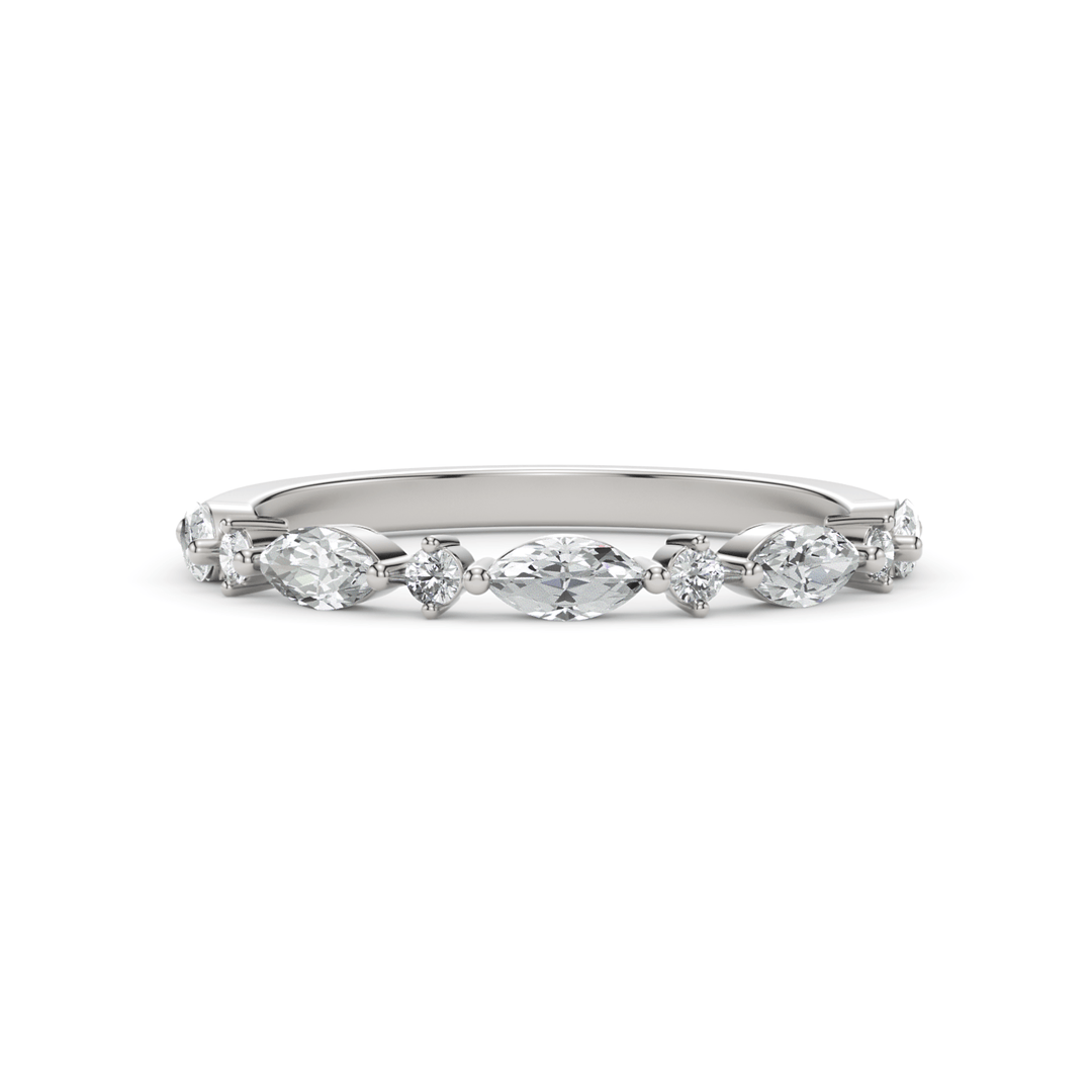 AGIDesignShop Elly Lab-Created Diamonds Wedding Band