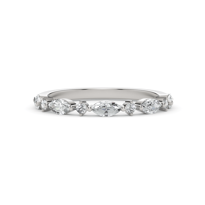 AGIDesignShop Elly Lab-Created Diamonds Wedding Band