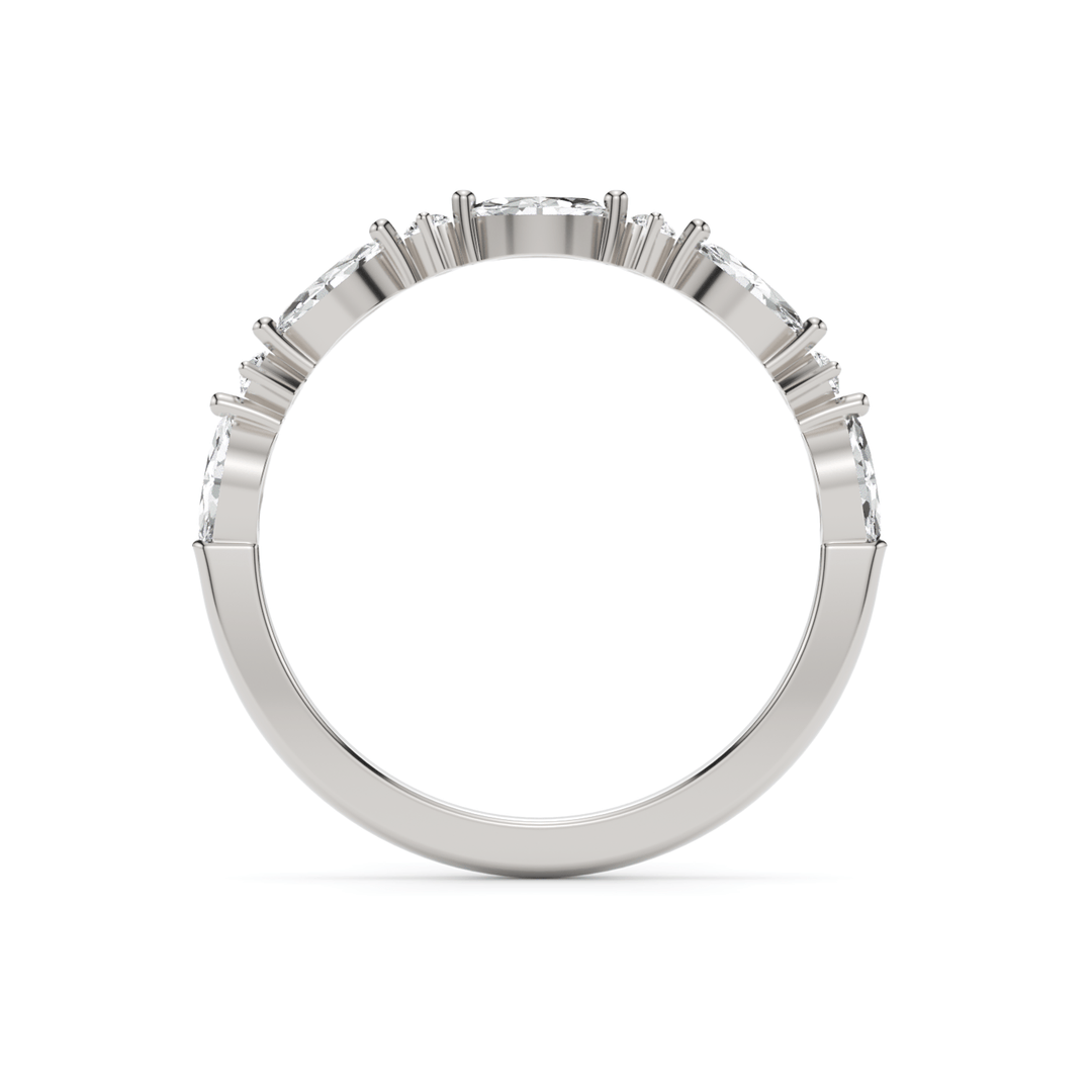 AGIDesignShop Elly Lab-Created Diamonds Wedding Band