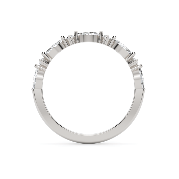 AGIDesignShop Elly Lab-Created Diamonds Wedding Band