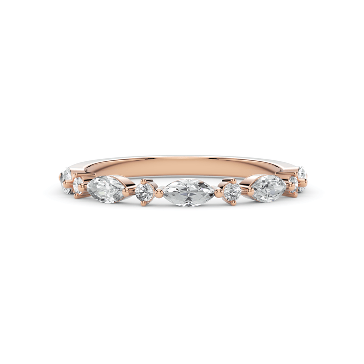 AGIDesignShop Elly Lab-Created Diamonds Wedding Band