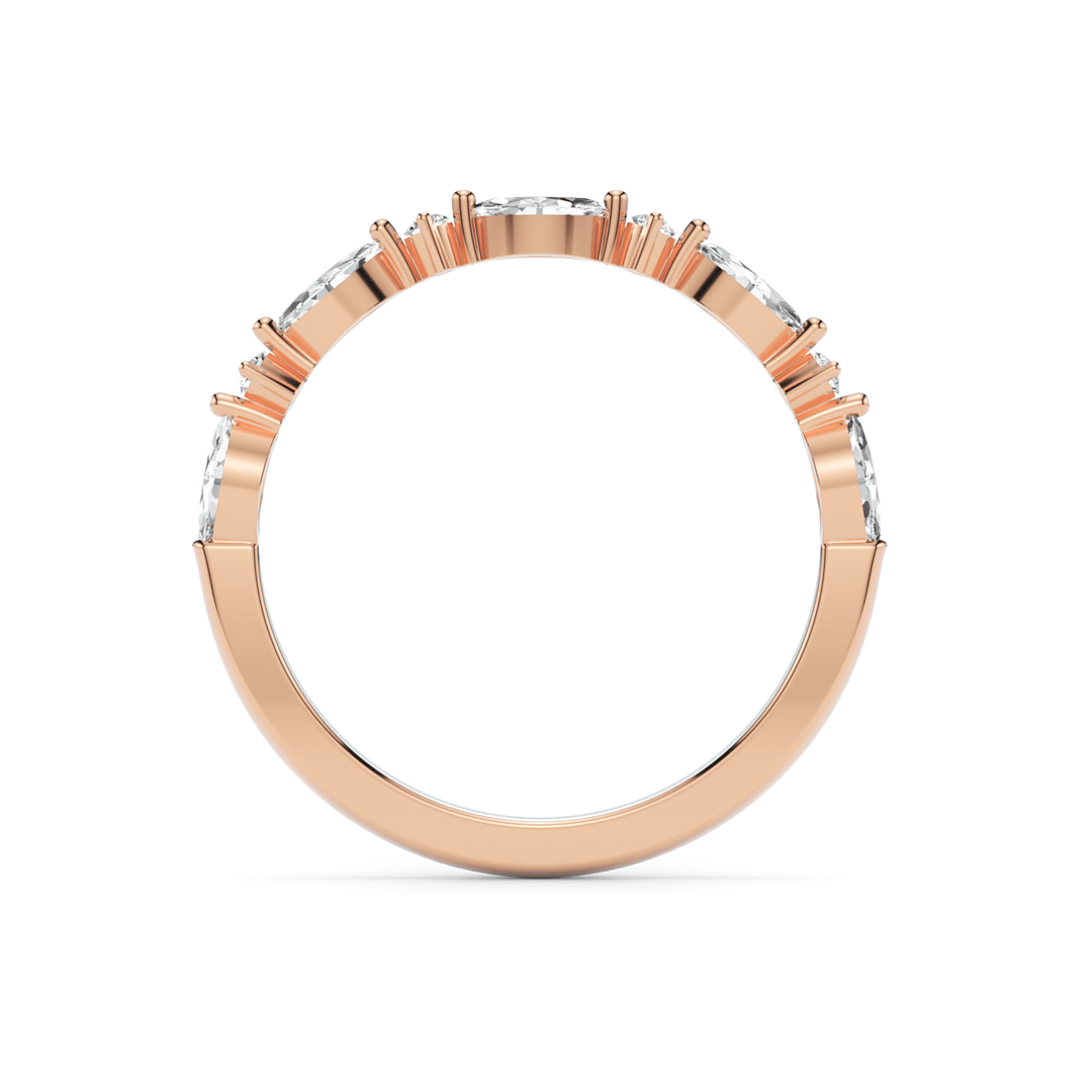 AGIDesignShop Elly Lab-Created Diamonds Wedding Band