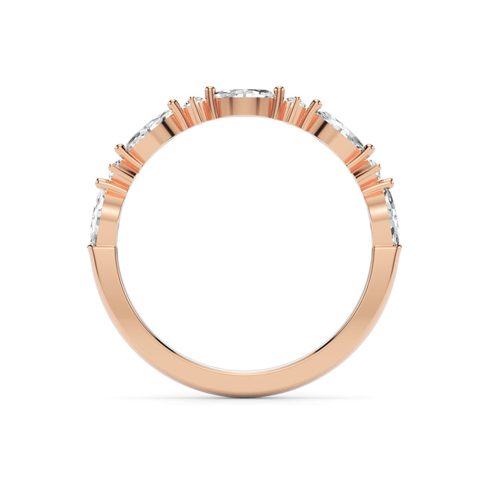 AGIDesignShop Elly Lab-Created Diamonds Wedding Band