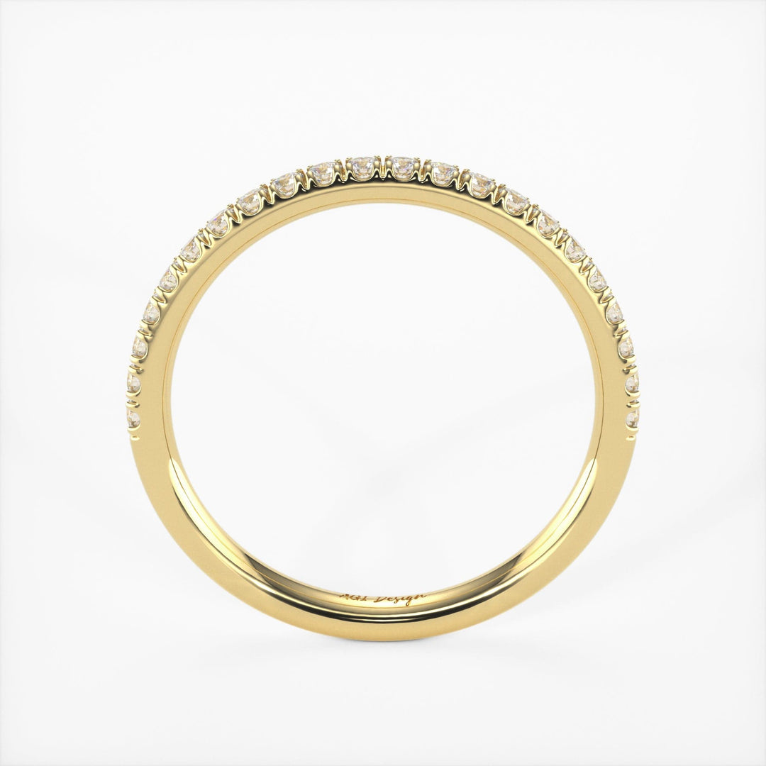 AGIDesignShop Frankie Diamond Wedding Band
