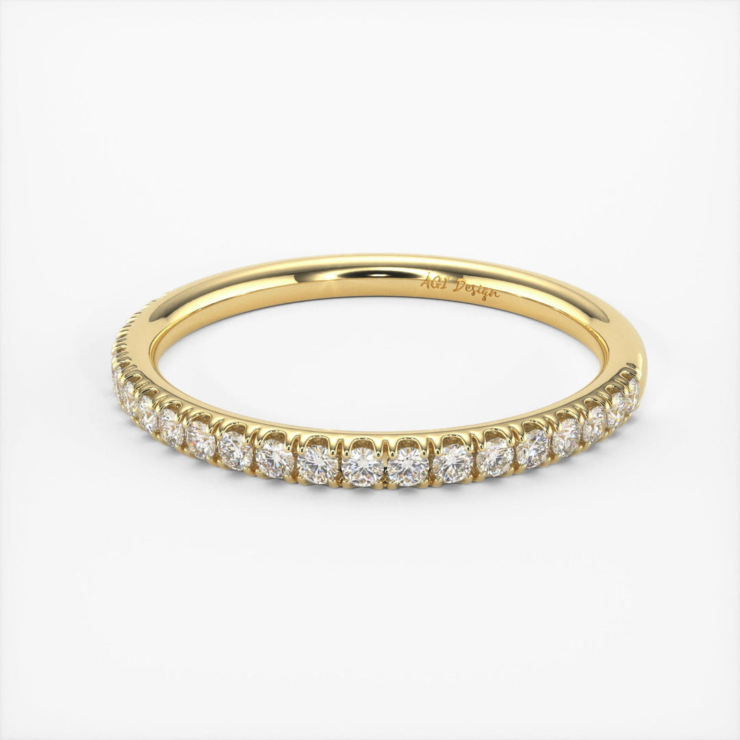 AGIDesignShop Frankie Diamond Wedding Band