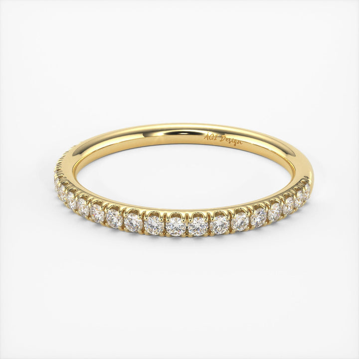 AGIDesignShop Frankie Diamond Wedding Band