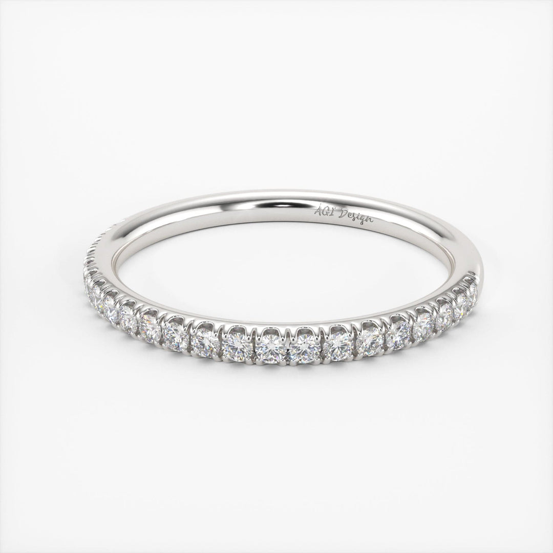 AGIDesignShop Frankie Diamond Wedding Band