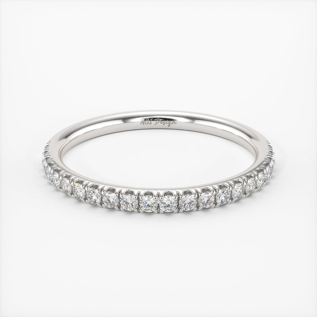 AGIDesignShop Frankie Diamond Wedding Band