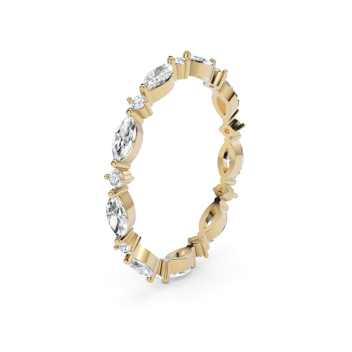 AGIDesignShop Full Eternity Elly Lab-Created Diamonds Wedding Band