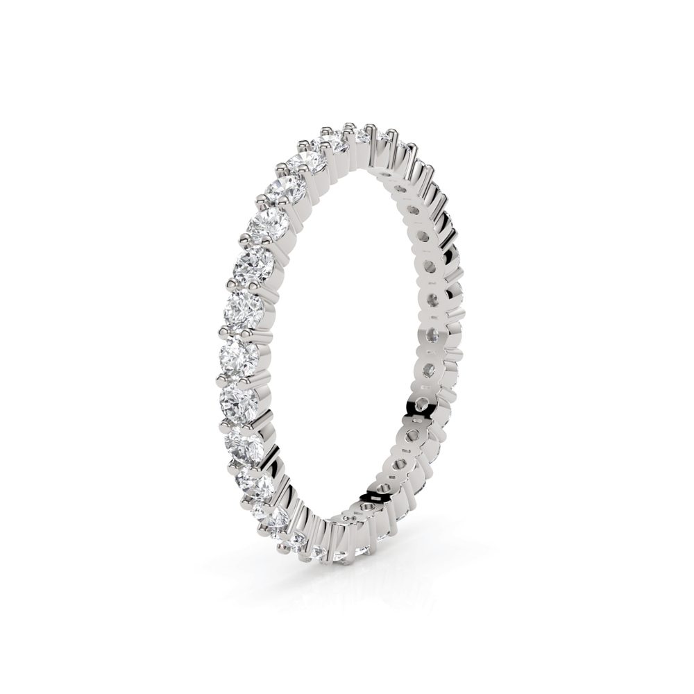 AGIDesignShop Full Eternity Sage Lab-Created Diamonds Wedding Band