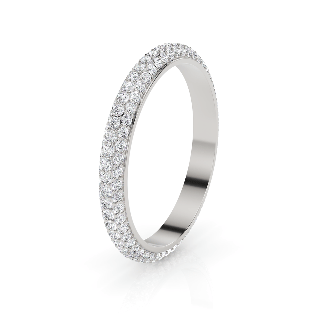 AGIDesignShop Full Eternity Sonia Lab-Created Diamonds Wedding Band