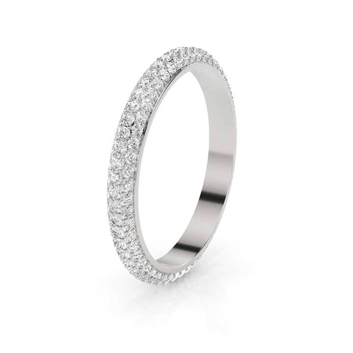 AGIDesignShop Full Eternity Sonia Lab-Created Diamonds Wedding Band